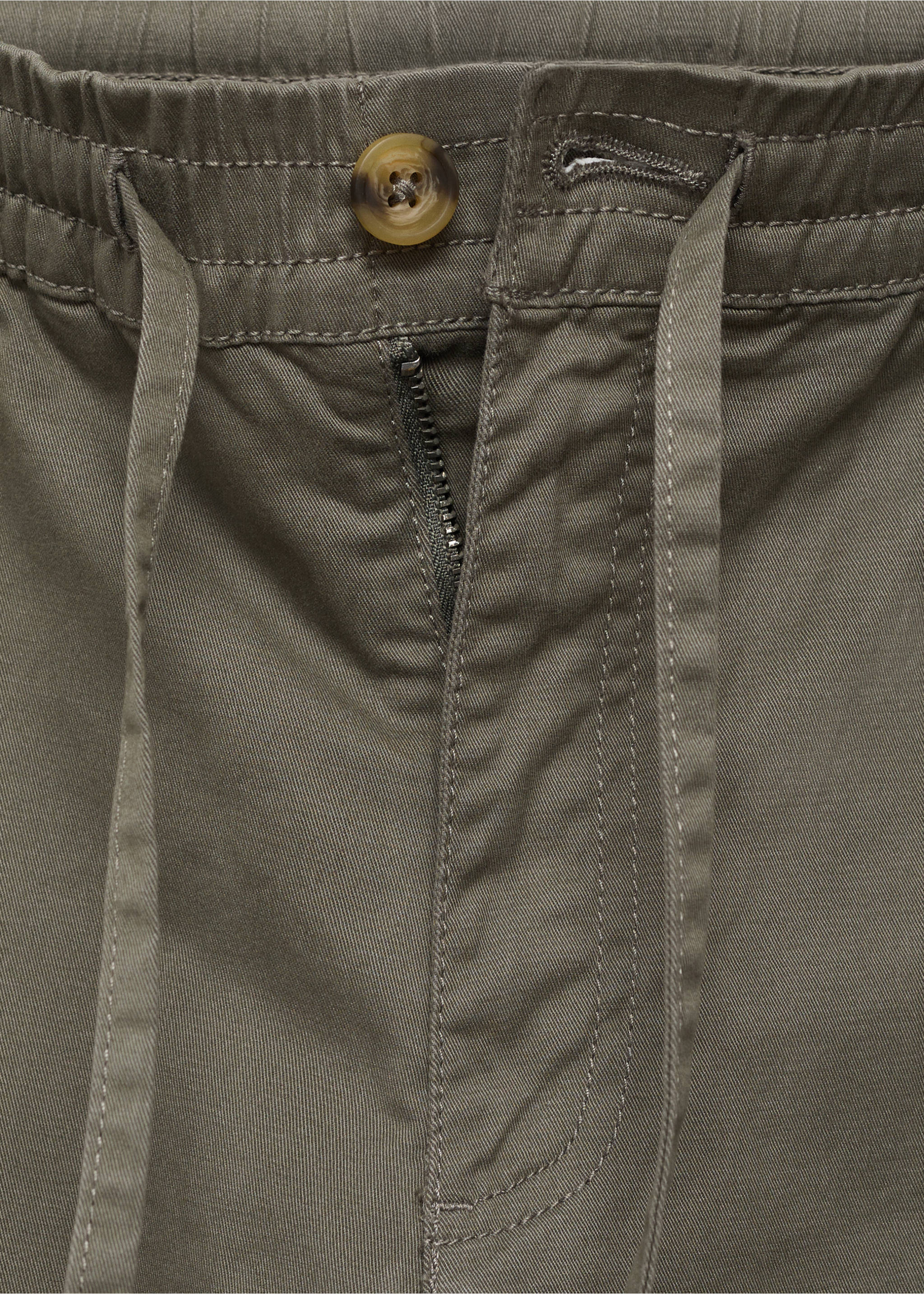 Jogger cintura elástica - Detalle del artículo 8, Khaki. Ref: 17002917-00.