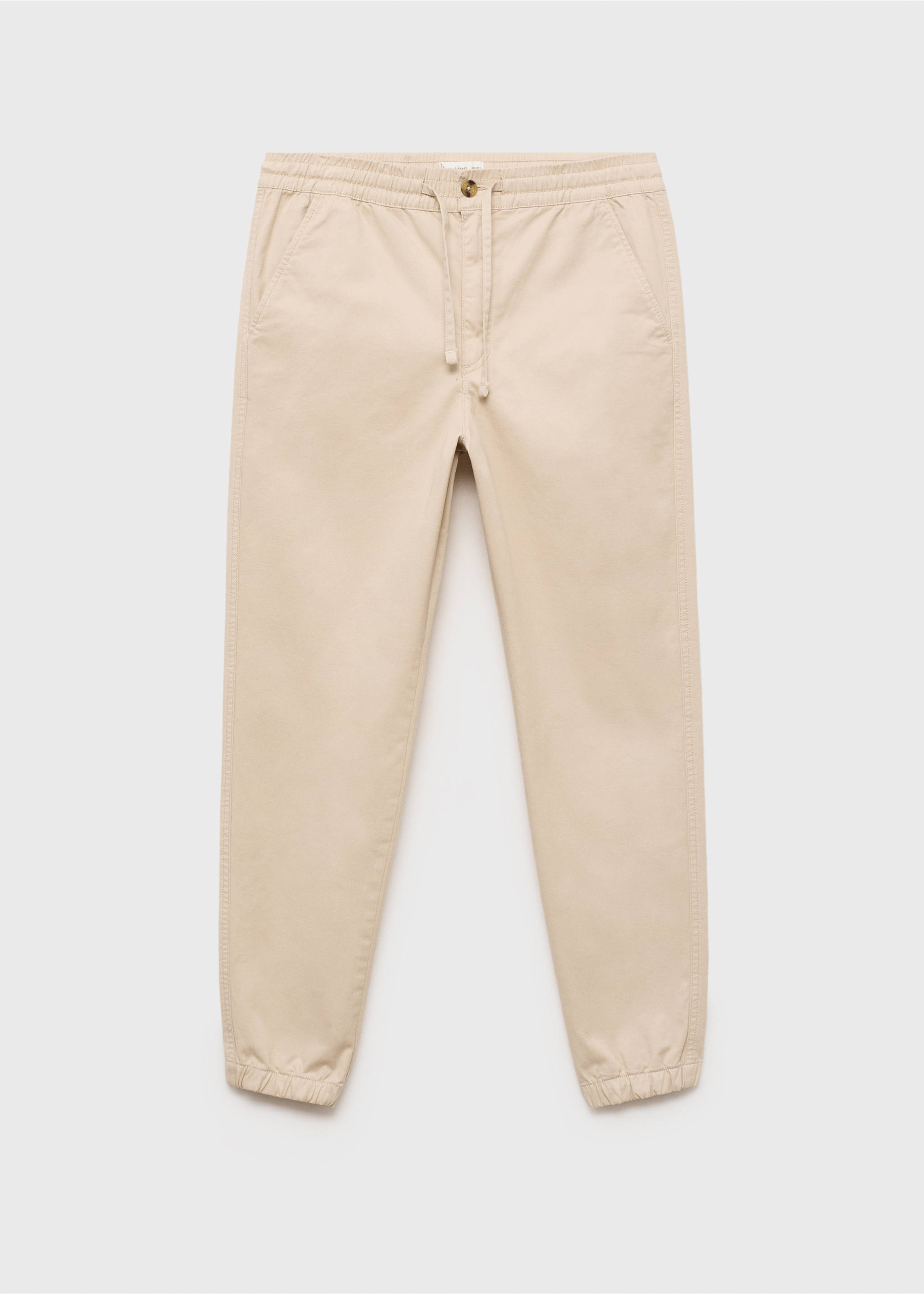 Joggers algodón cordón - Artículo sin modelo, Gris hielo. Ref: 17002918-00.