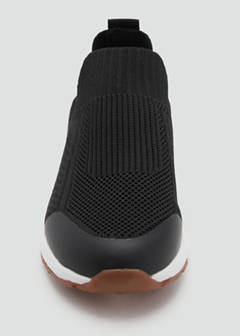Elastic panel sneakers — Black 4