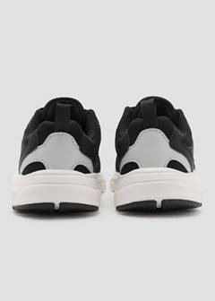 Combined trainers with laces — Black 3