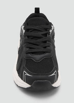 Combined trainers with laces — Black 4