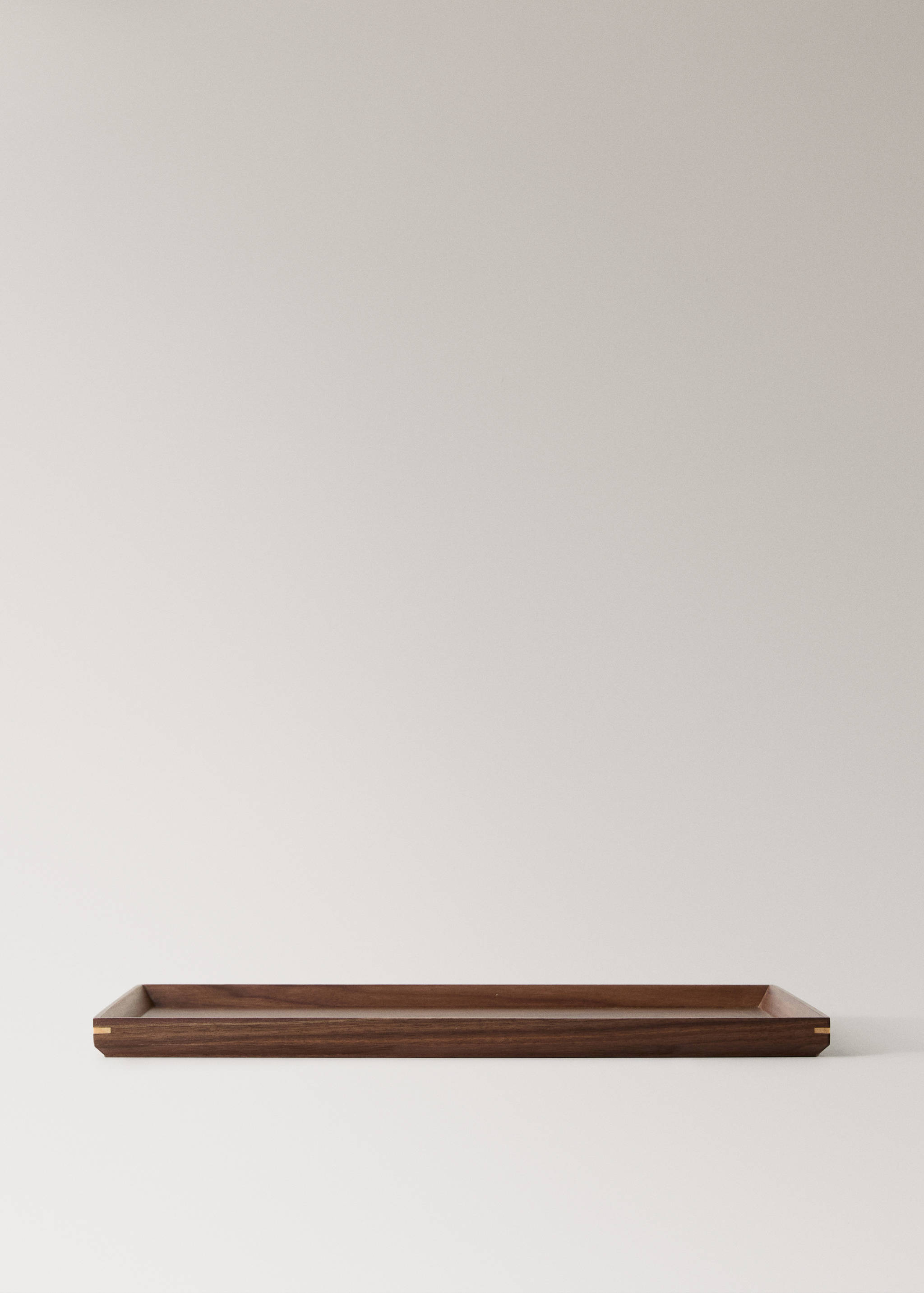 Large solid wood decorative tray - Article without model