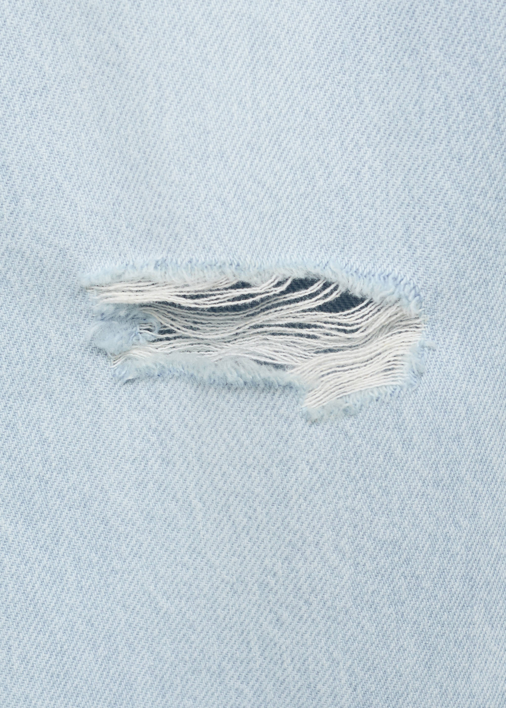 Mom fit decorative rips jeans - Details of the article 0