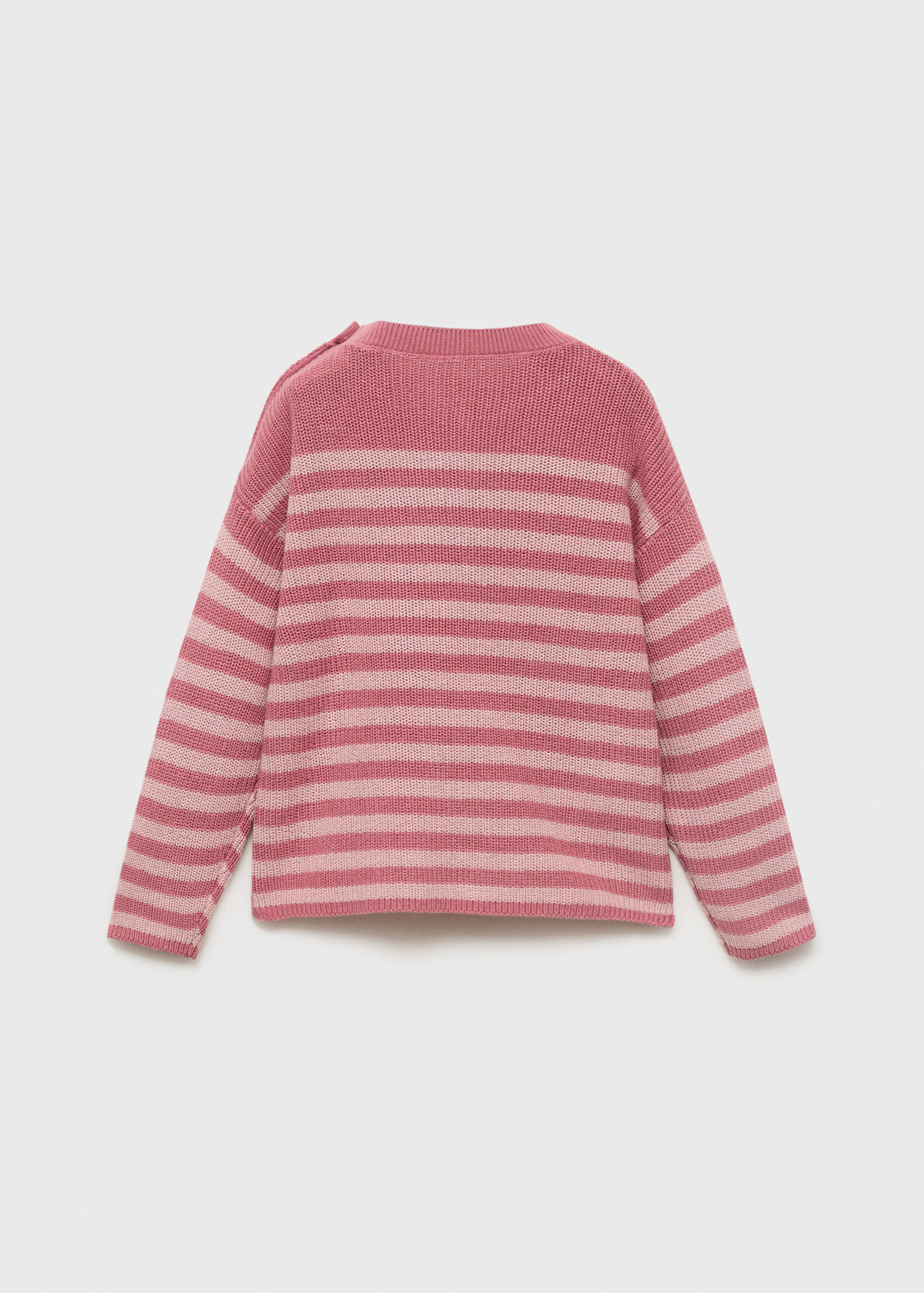 Buttons detail knit sweater - Reverse of the article