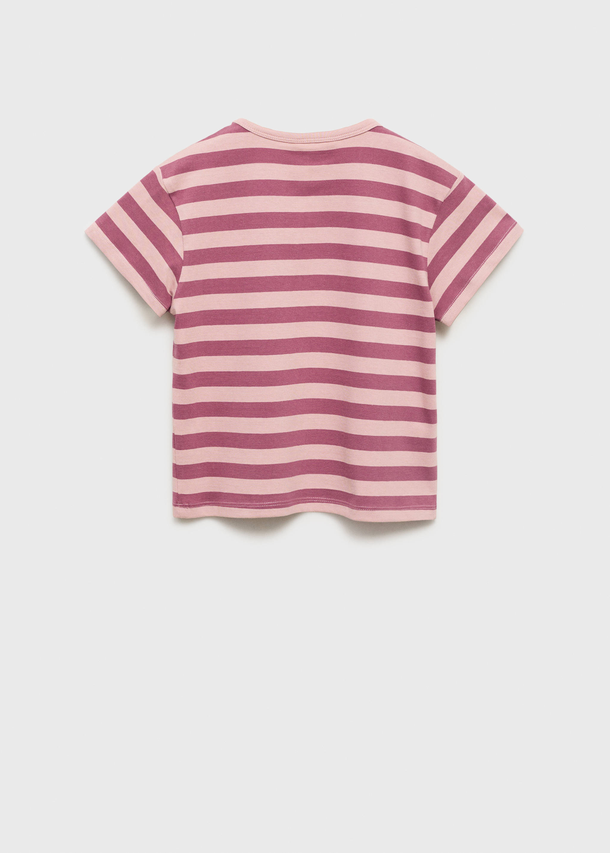 Printed striped T-shirt - Reverse of the article