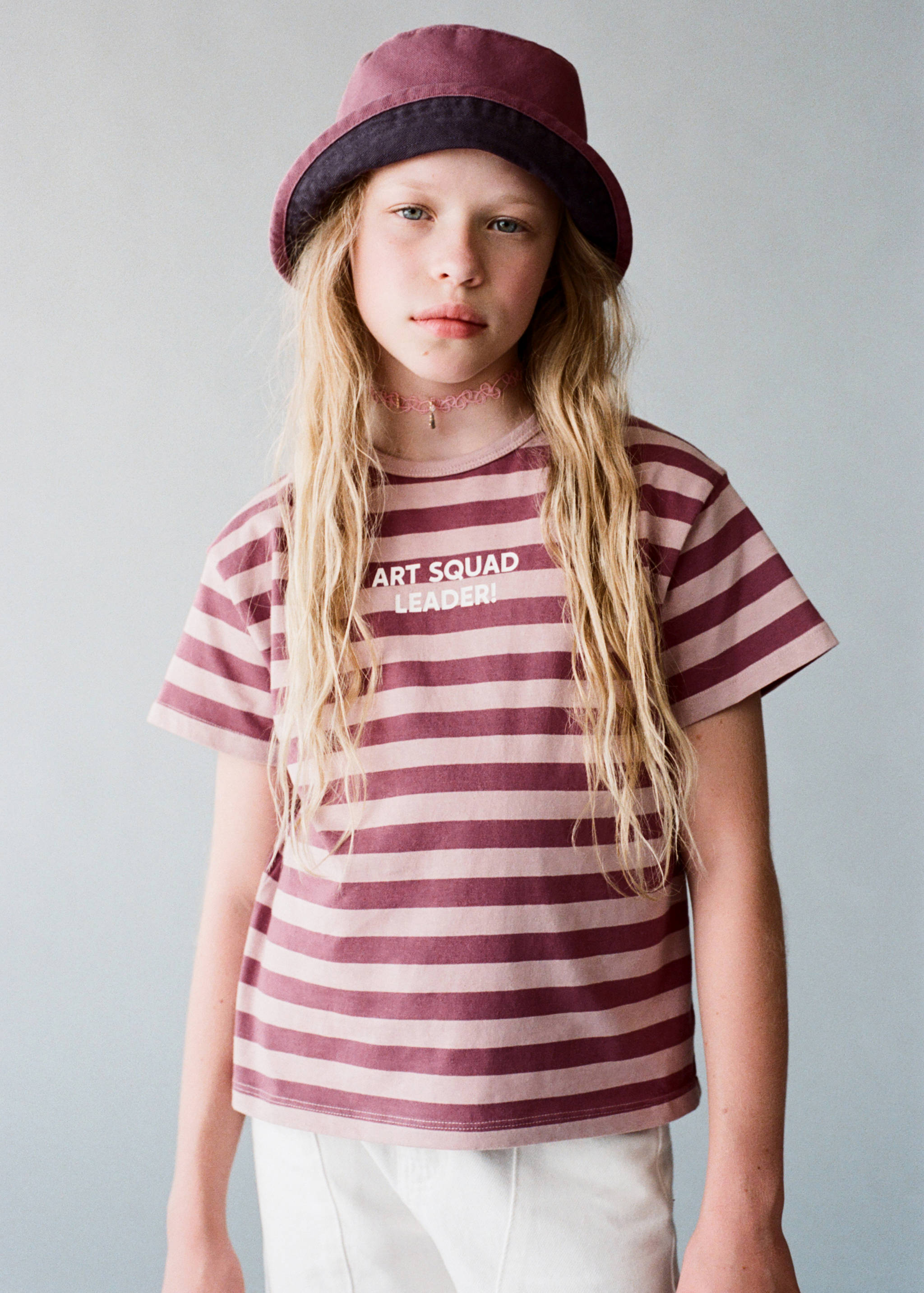 Printed striped T-shirt - Details of the article 5