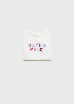 Embroidered cotton T-shirt — Off White 3