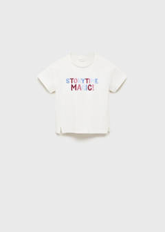 Embroidered cotton T-shirt — Off White 2