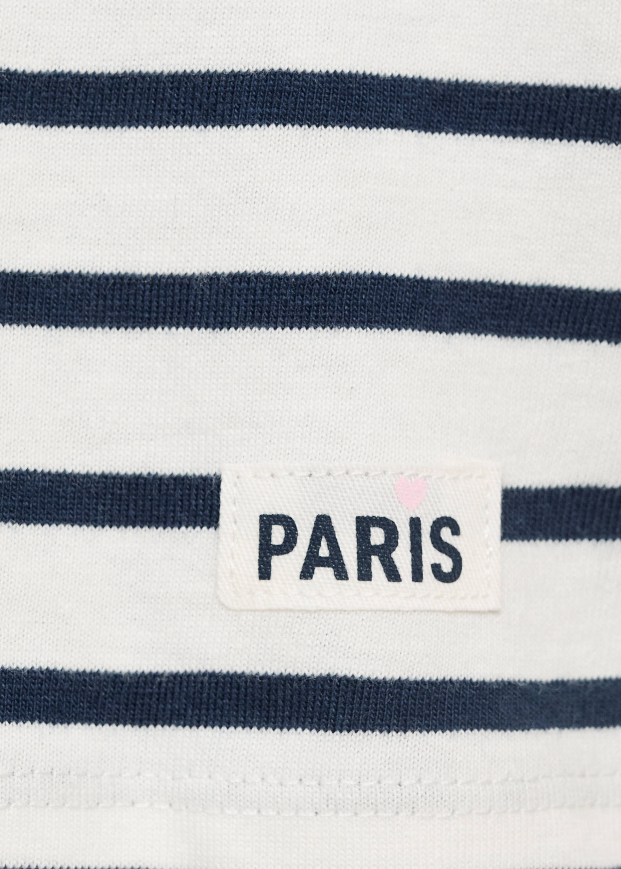 T-shirt à rayures et ornement - Détail de l'article 0