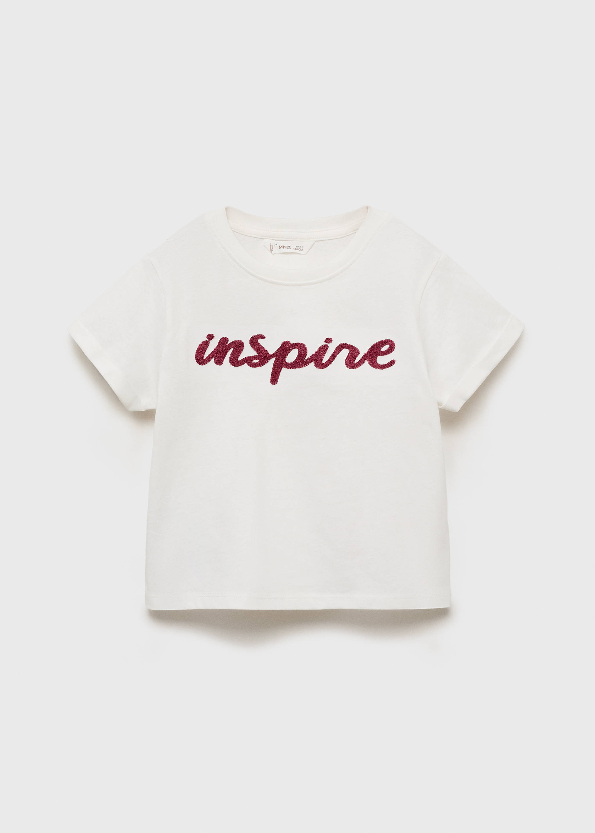 Baumwoll-T-Shirt mit Stickerei - Artikel ohne Model