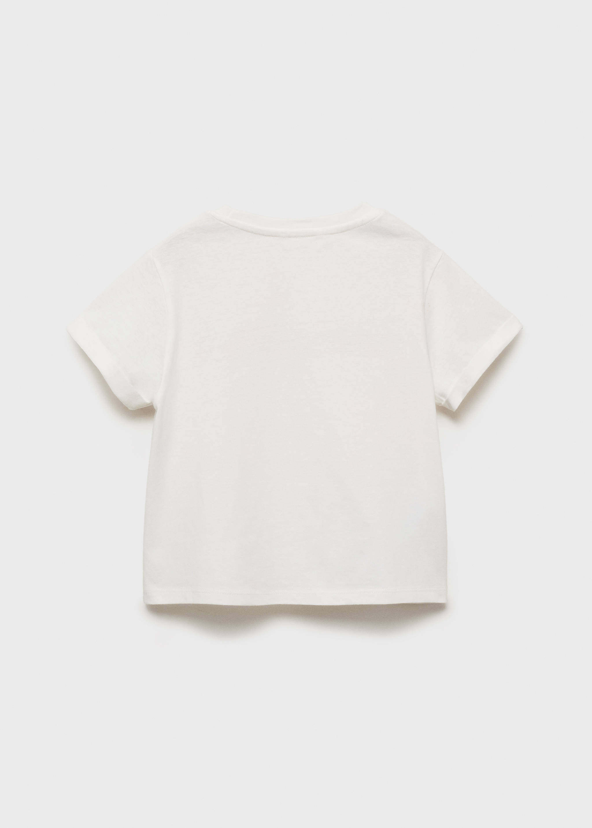 Baumwoll-T-Shirt mit Stickerei - Rückseite des Artikels