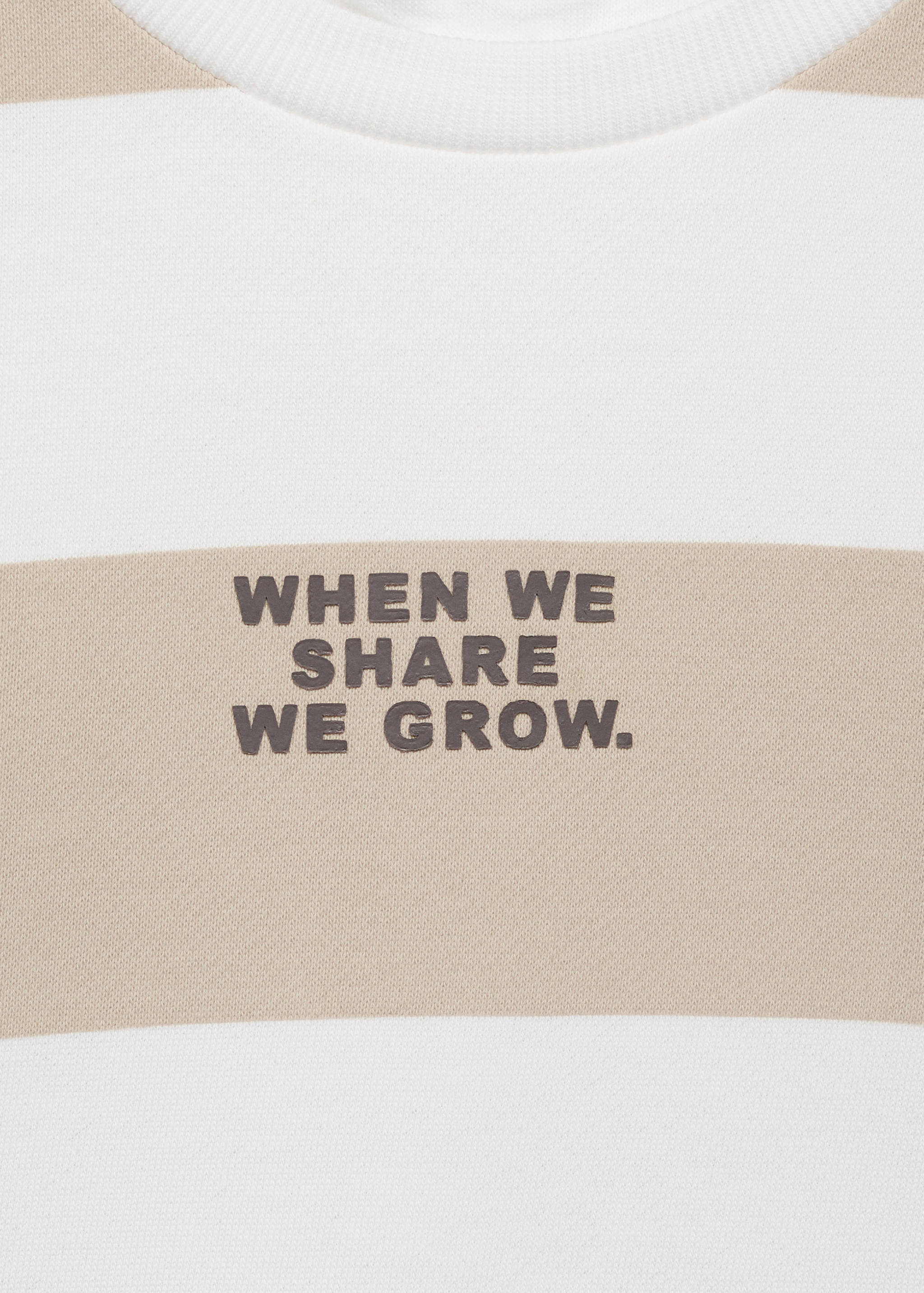 Bavlněná mikina s proužky - Detail zboží 8