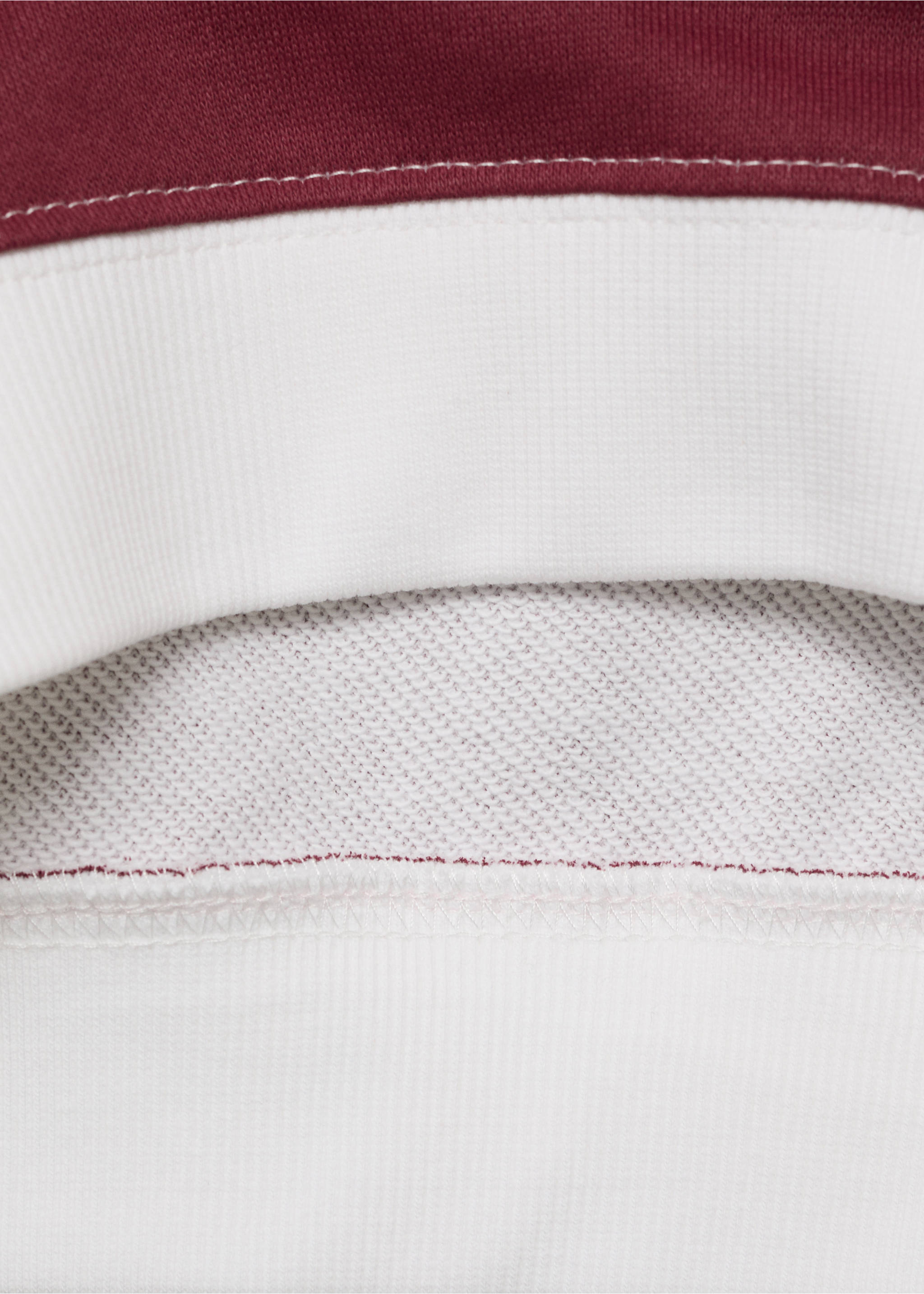 Sudadera algodón rayas - Detalle del artículo 0, Vino. Ref: 17003294-00.