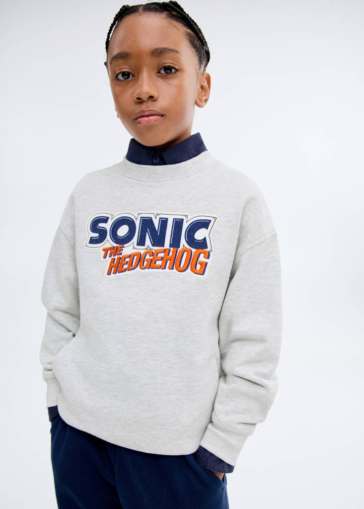 Sonic hoodie — Medium Heather Grey