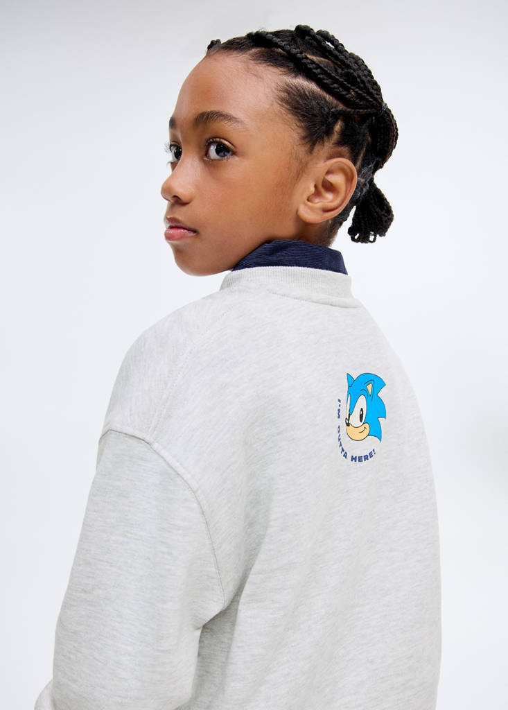 Sonic hoodie — Medium Heather Grey