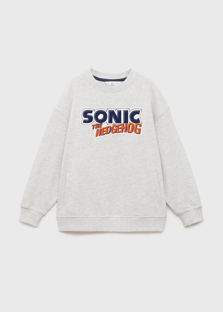 Sonic hoodie — Medium Heather Grey