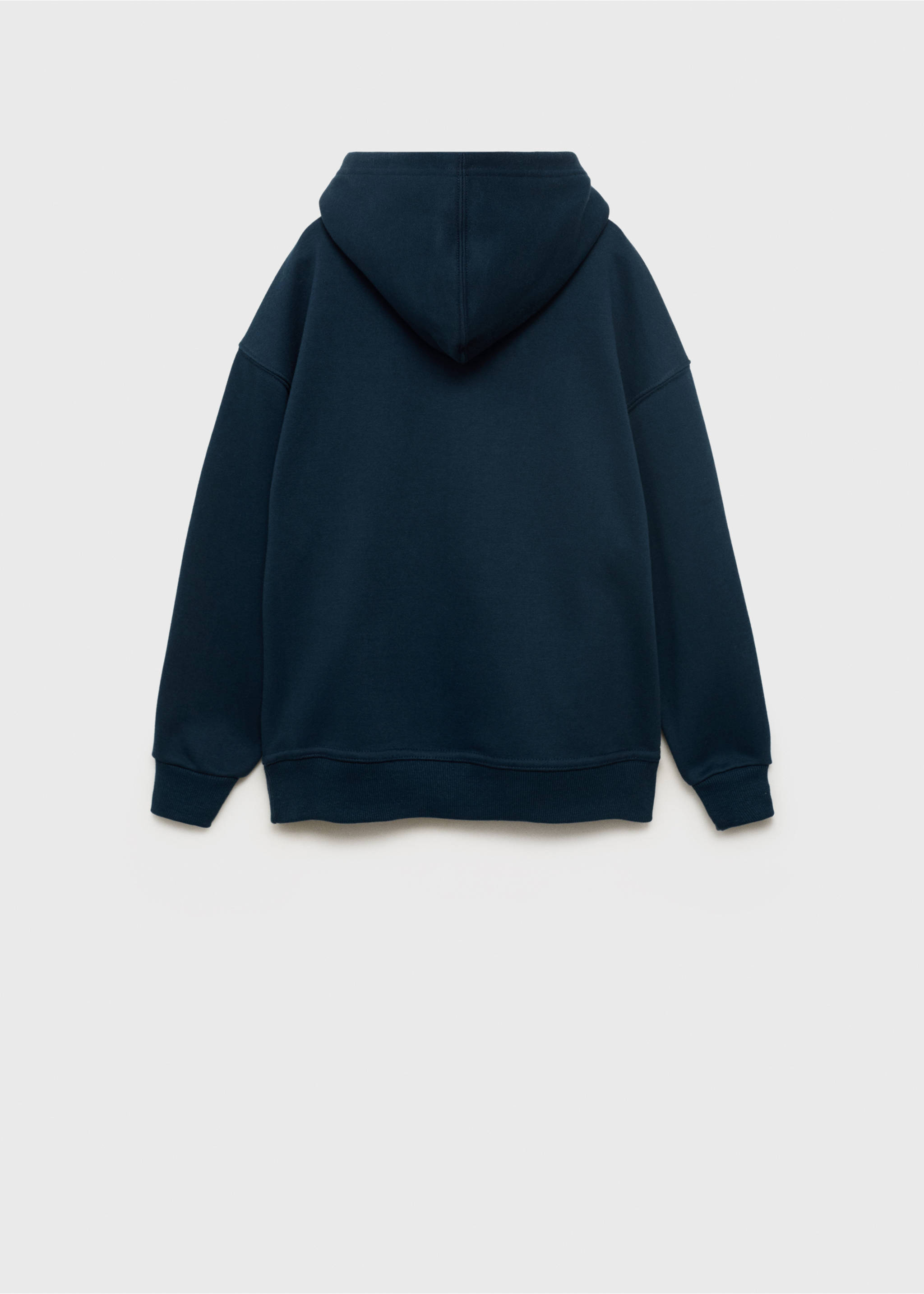 Printed hoodie - Reverse of the article, Navy. Ref: 17003297-00.