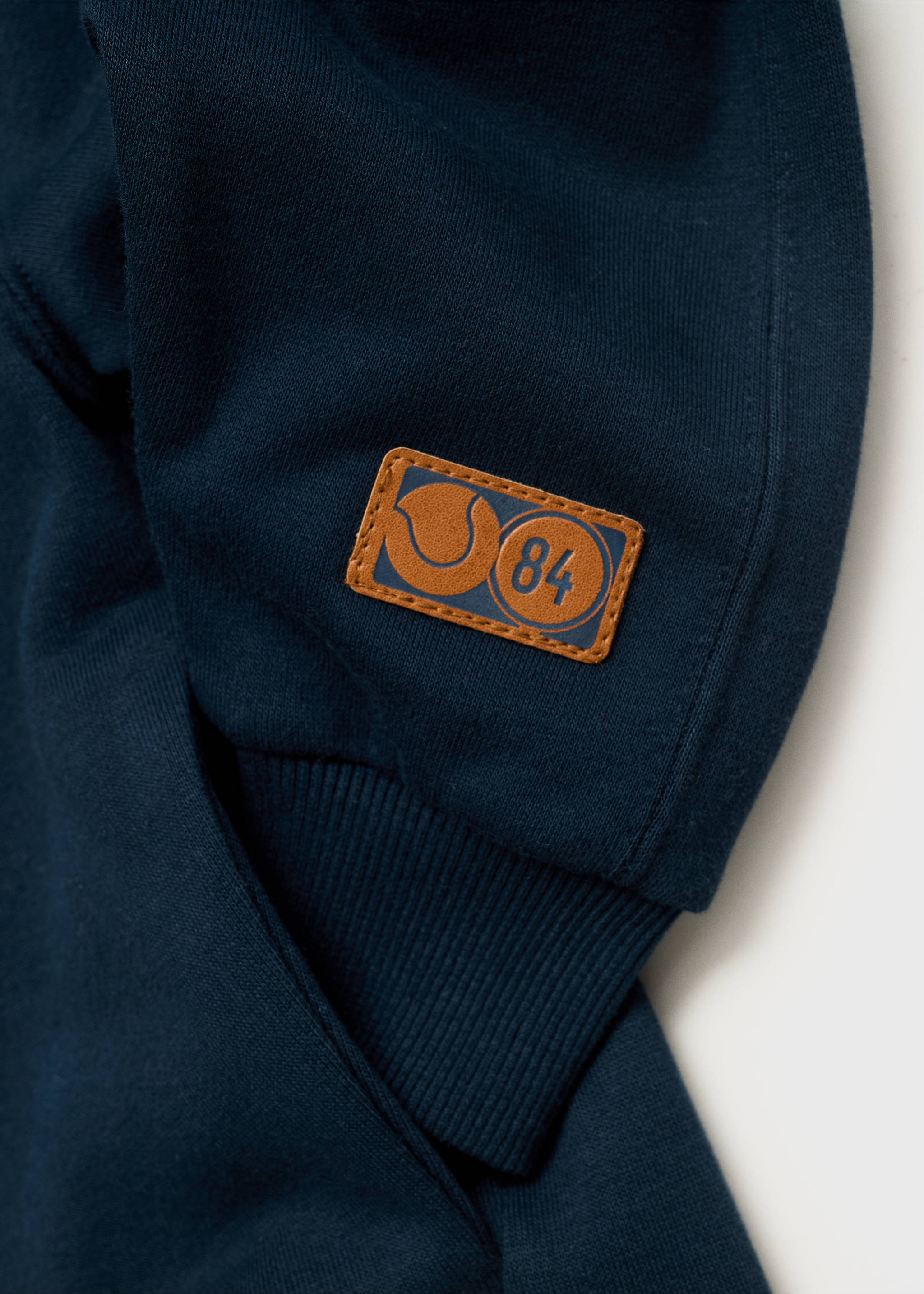 Printed hoodie - Details of the article 8, Navy. Ref: 17003297-00.