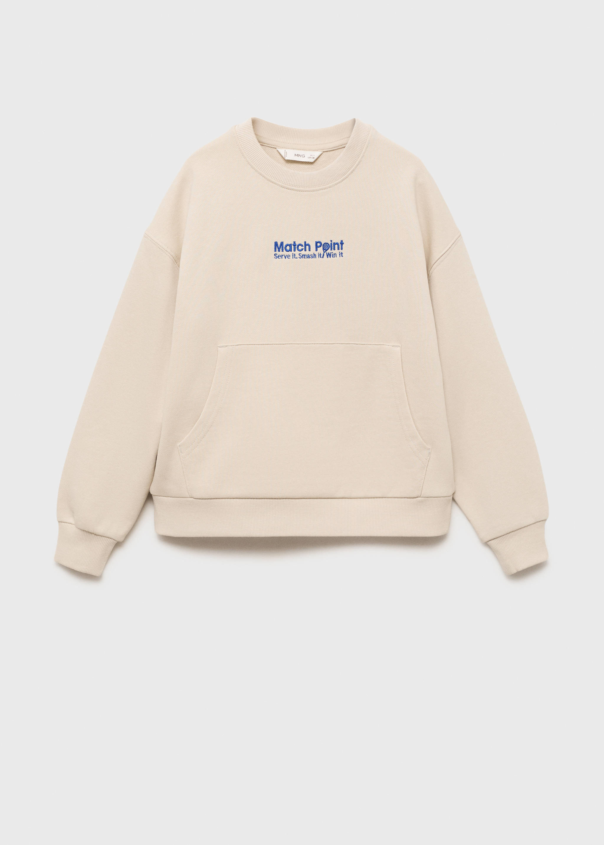 Sweat brodé et imprimé - Article sans modèle