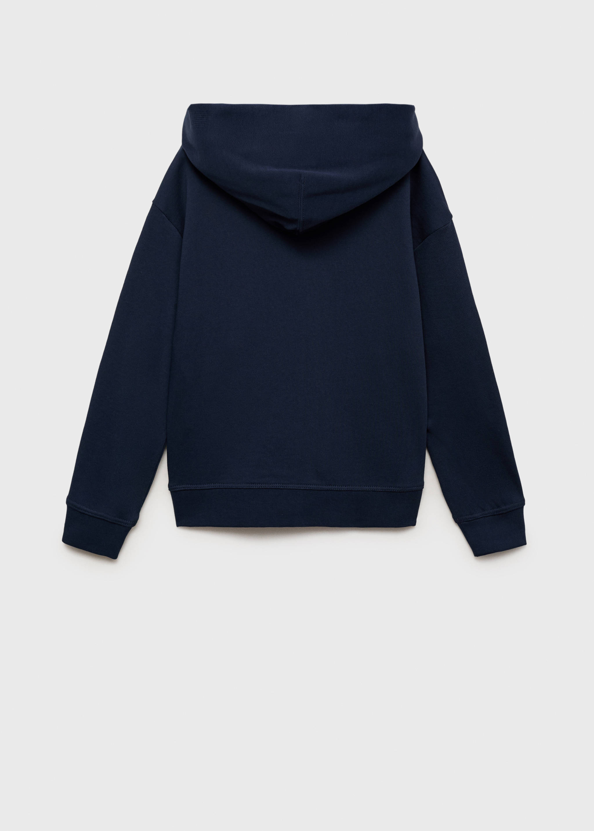 Zipped hoodie - Reverse of the article