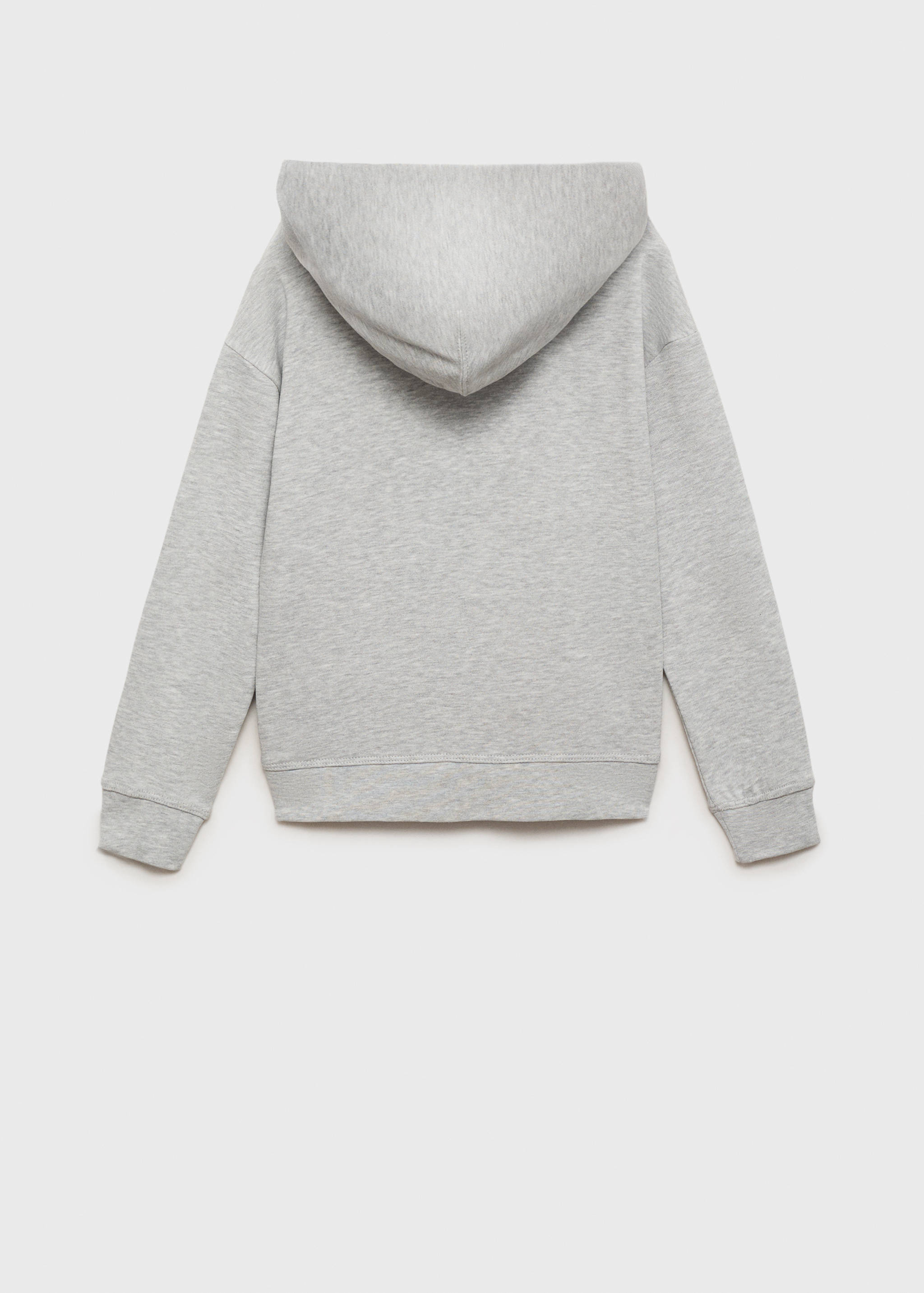 Zipped hoodie - Reverse of the article