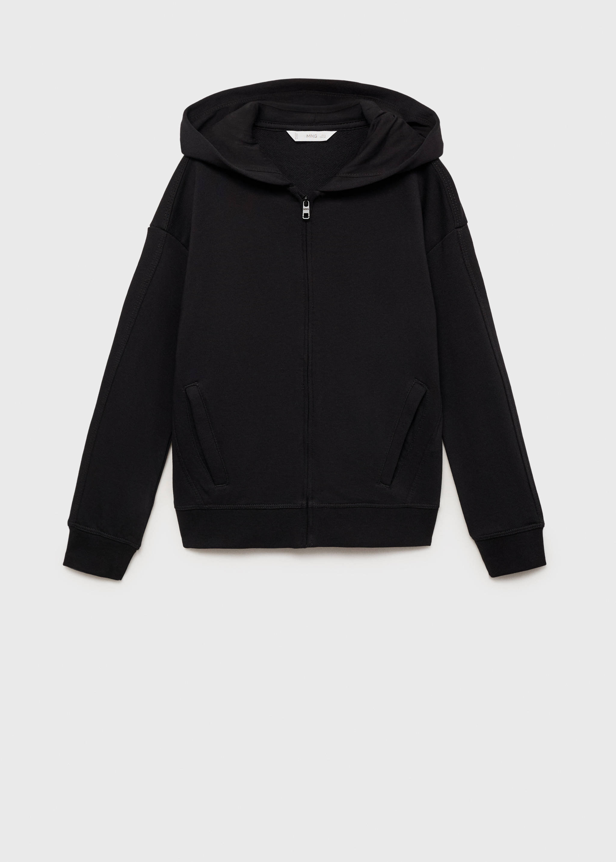 Sweat-shirt zippé à capuche - Article sans modèle