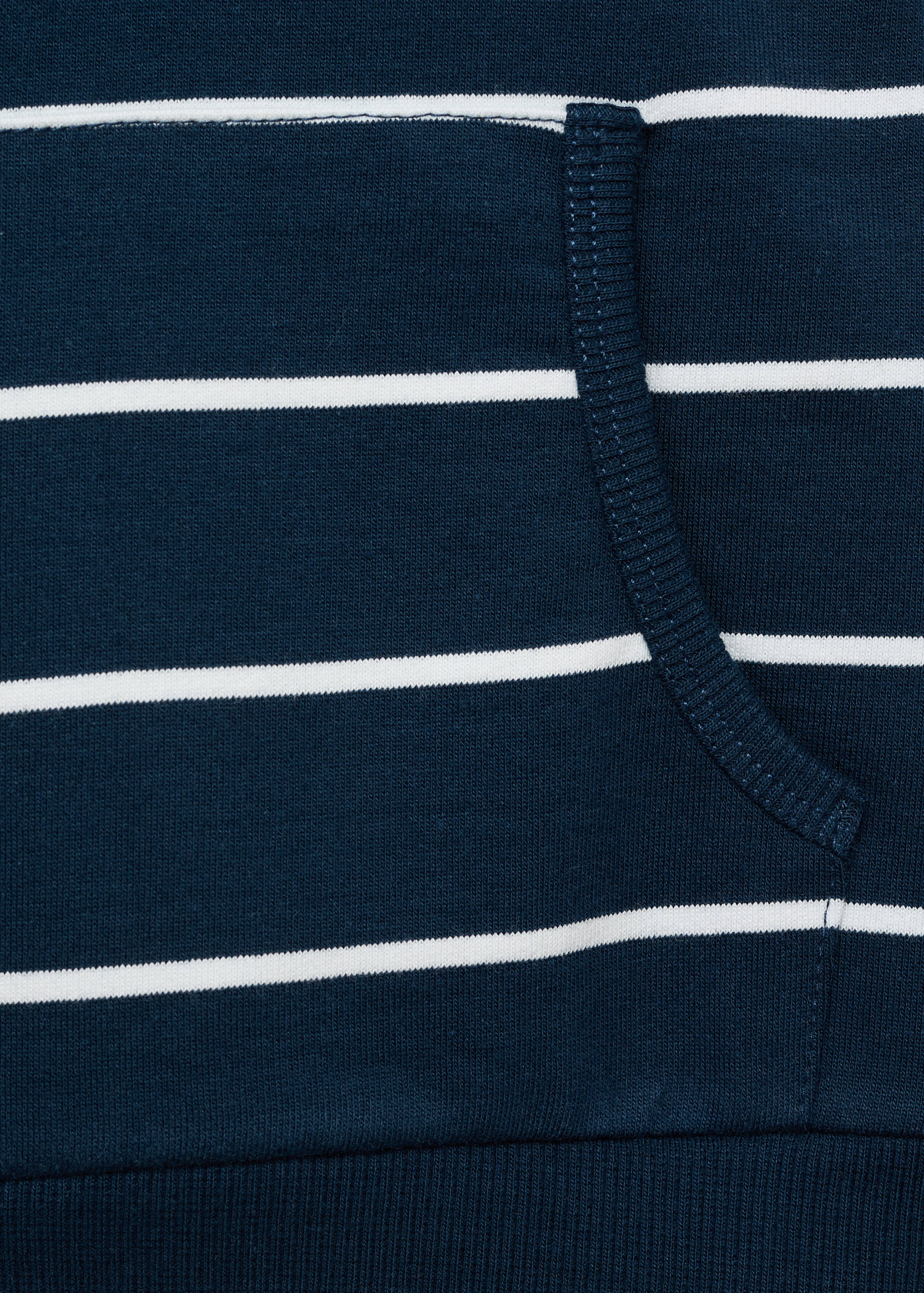 Striped hooded sweatshirt - Details of the article 8