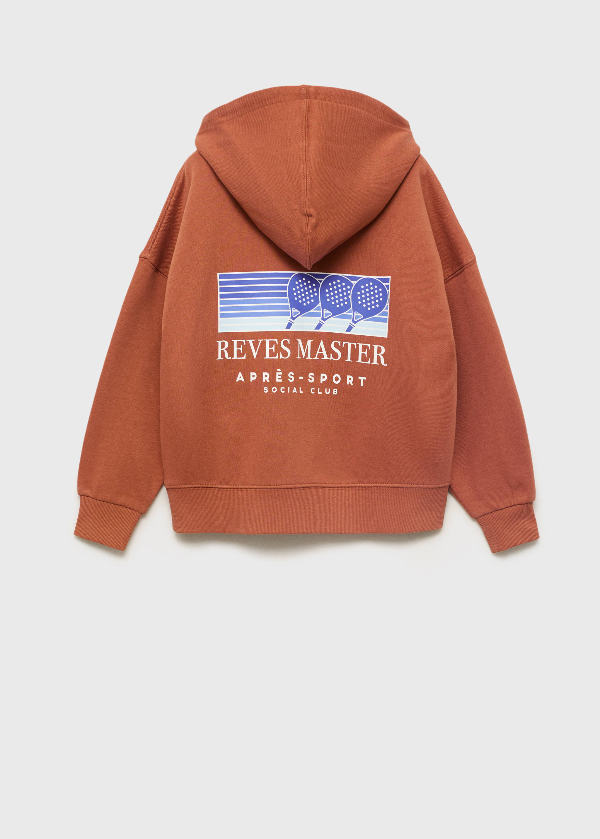 Printed cotton sweatshirt - Reverse of the article