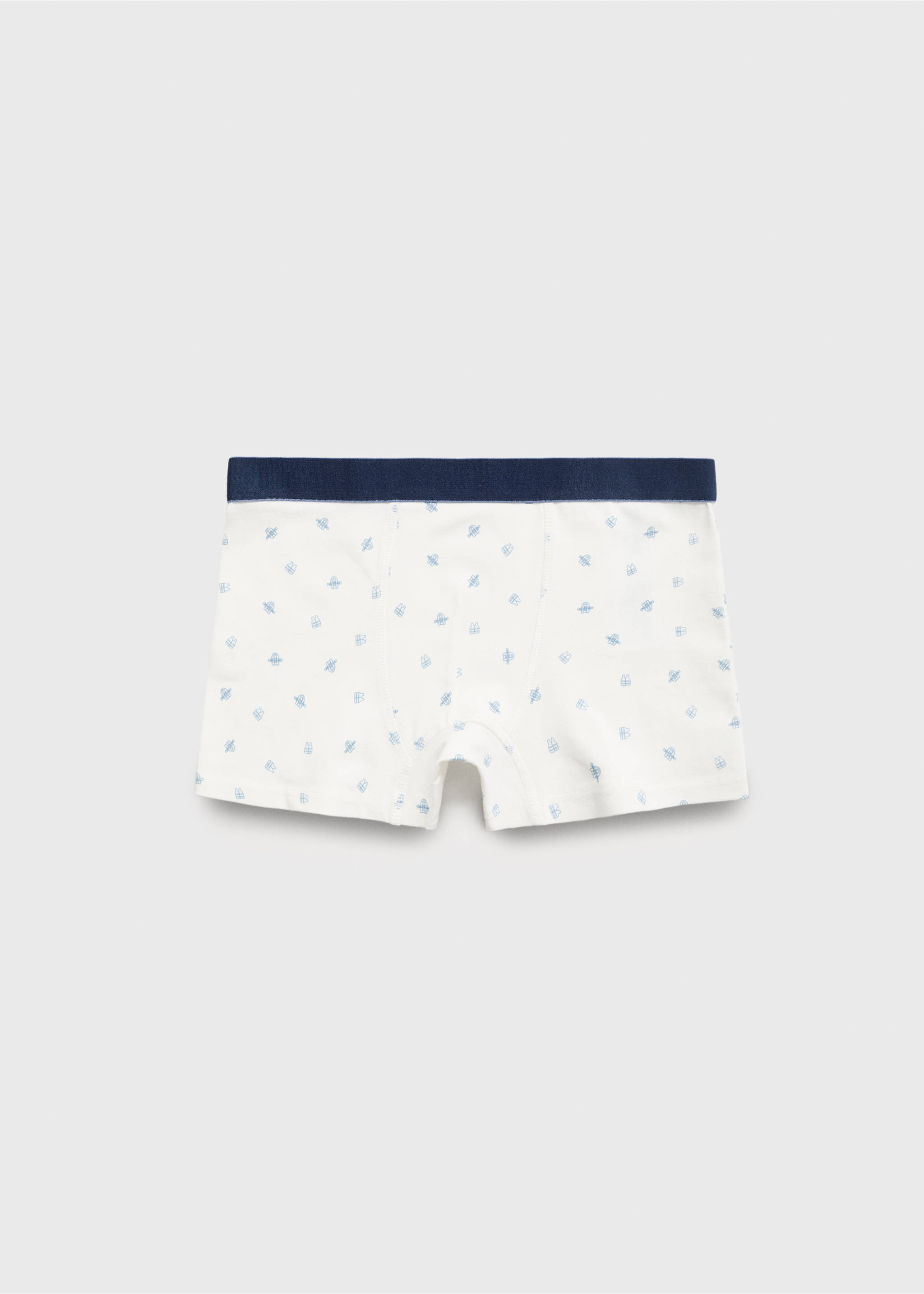 3-pack combined briefs - Reverse of the article, Blue. Ref: 17003309-00.