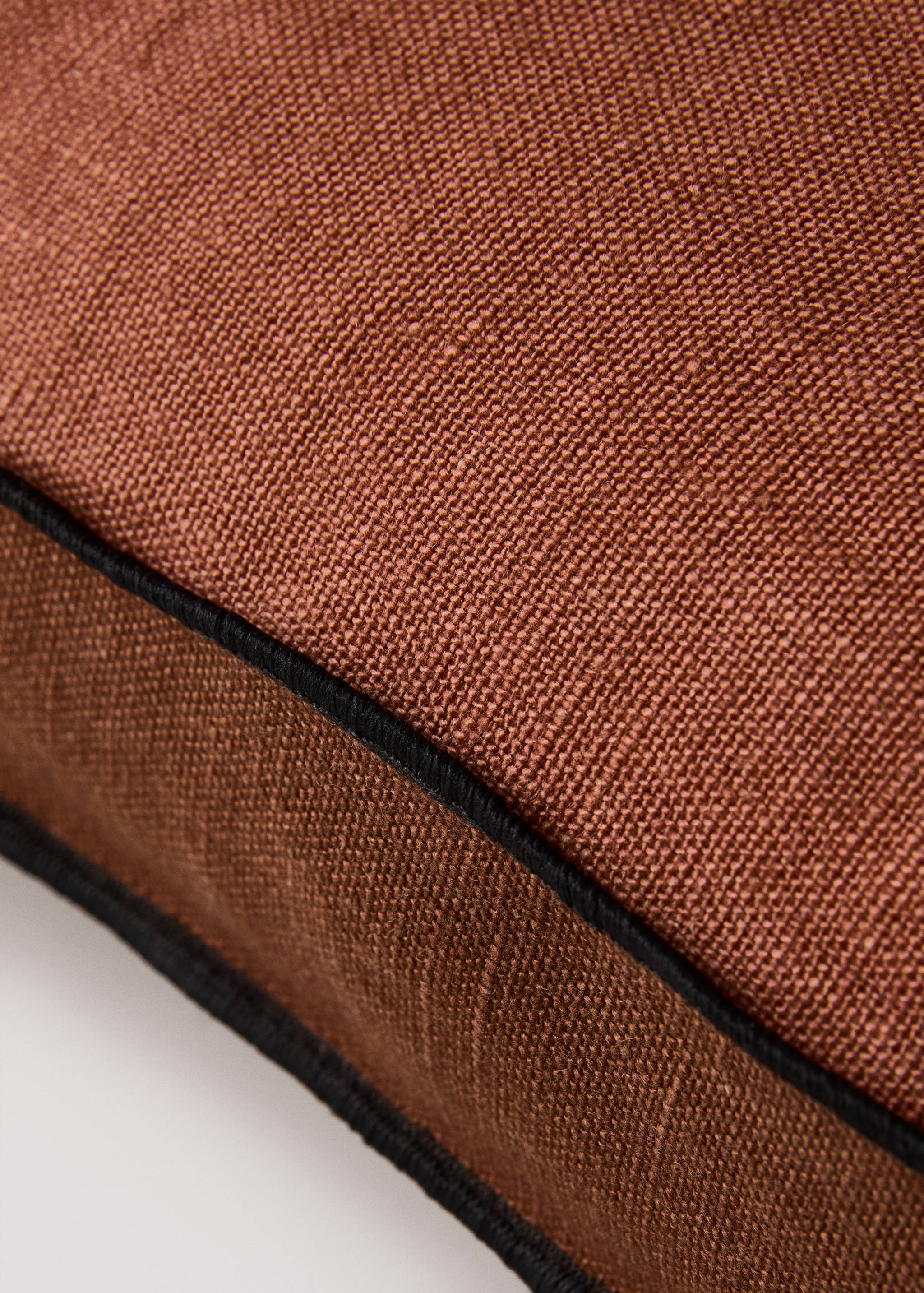 Dvoubarevný lněný povlak na polštářek 40 x 60 cm - Detail zboží 2