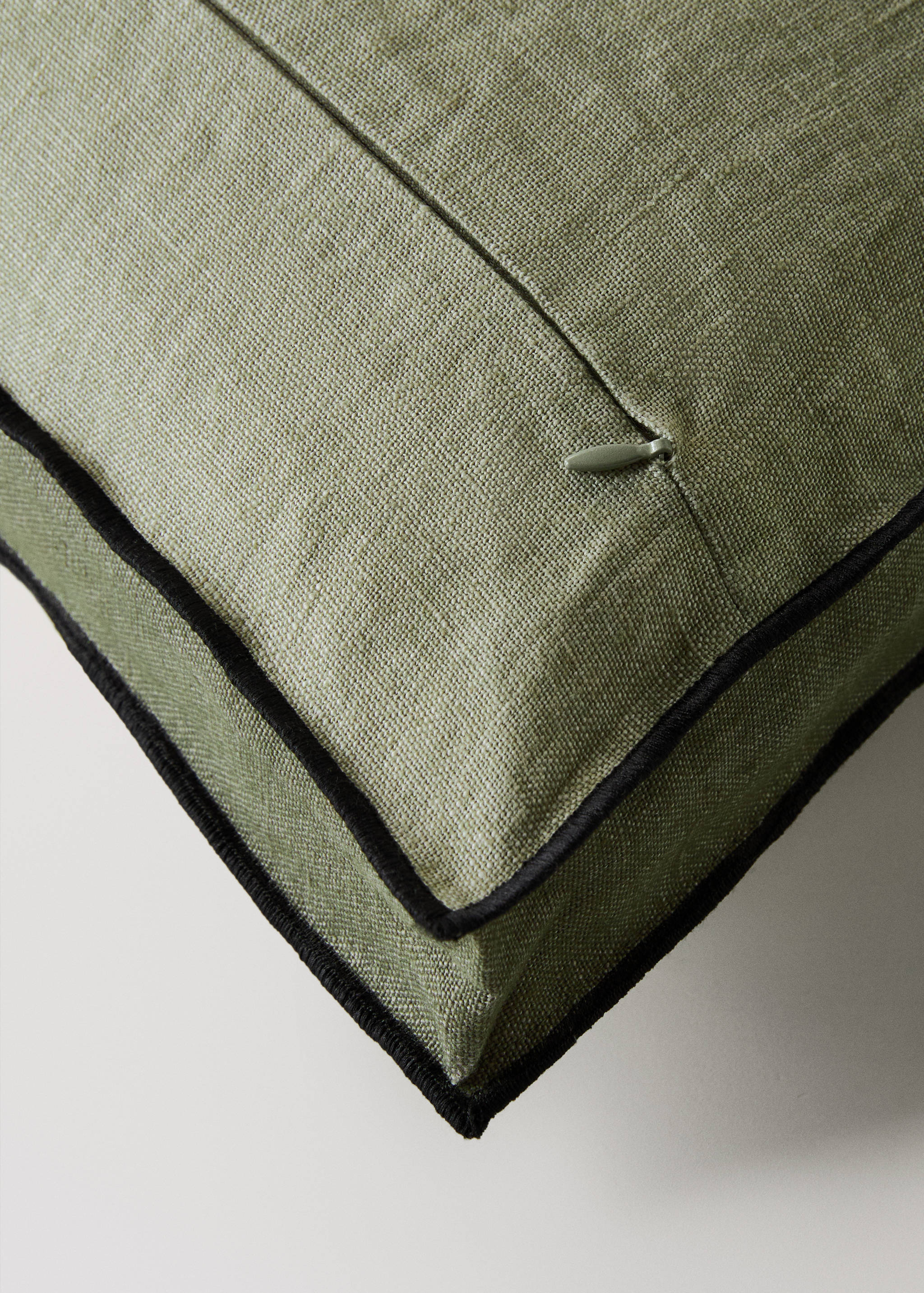 Dvoubarevný lněný povlak na polštářek 40 x 60 cm - Detail zboží 3