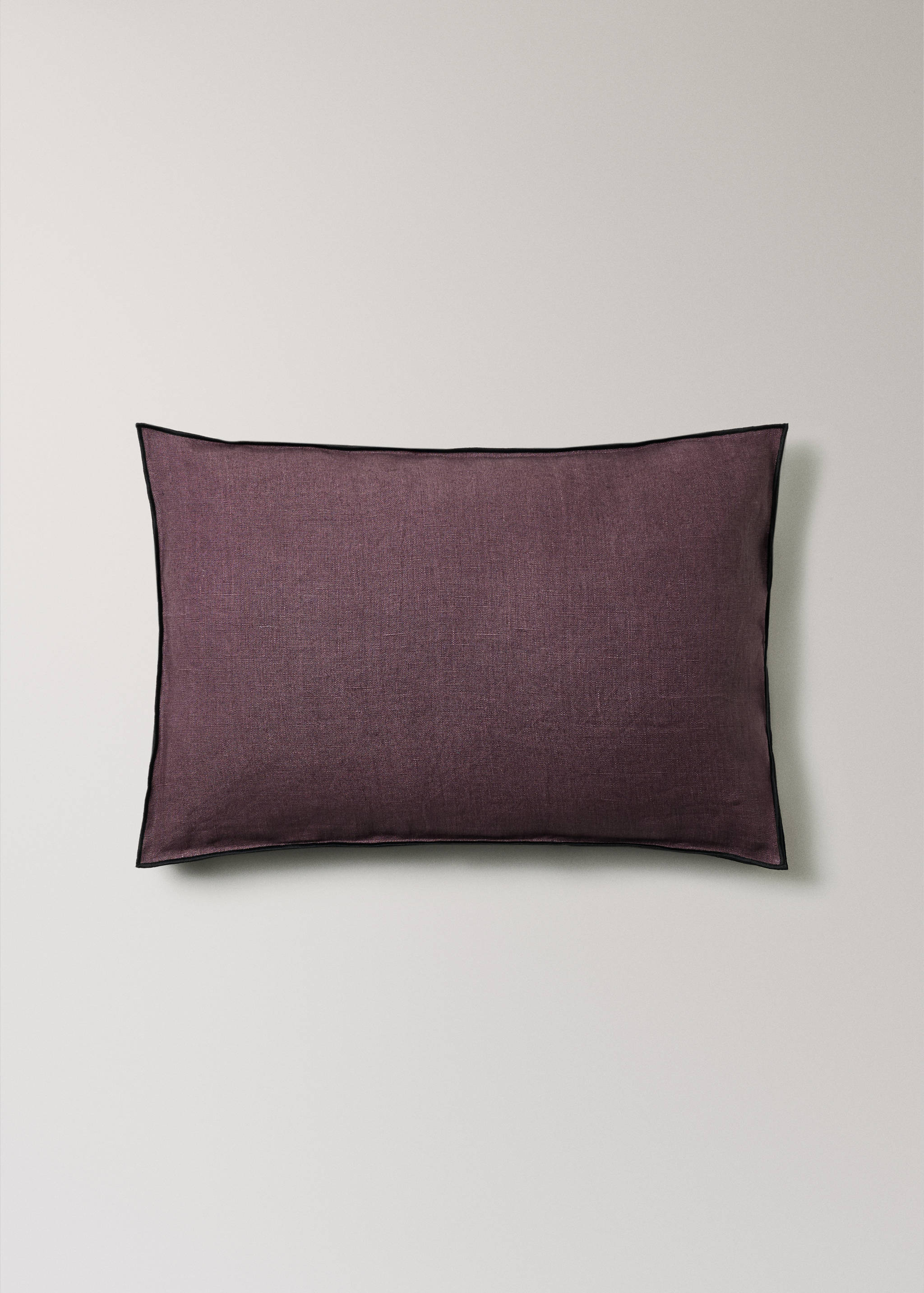 Dvoubarevný lněný povlak na polštářek 40 x 60 cm - Zboží bez modelu