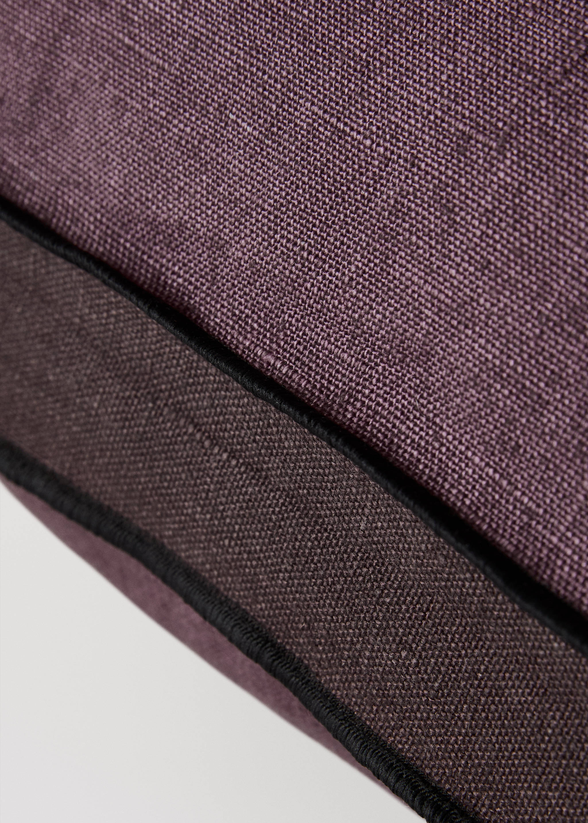 Dvoubarevný lněný povlak na polštářek 40 x 60 cm - Detail zboží 2