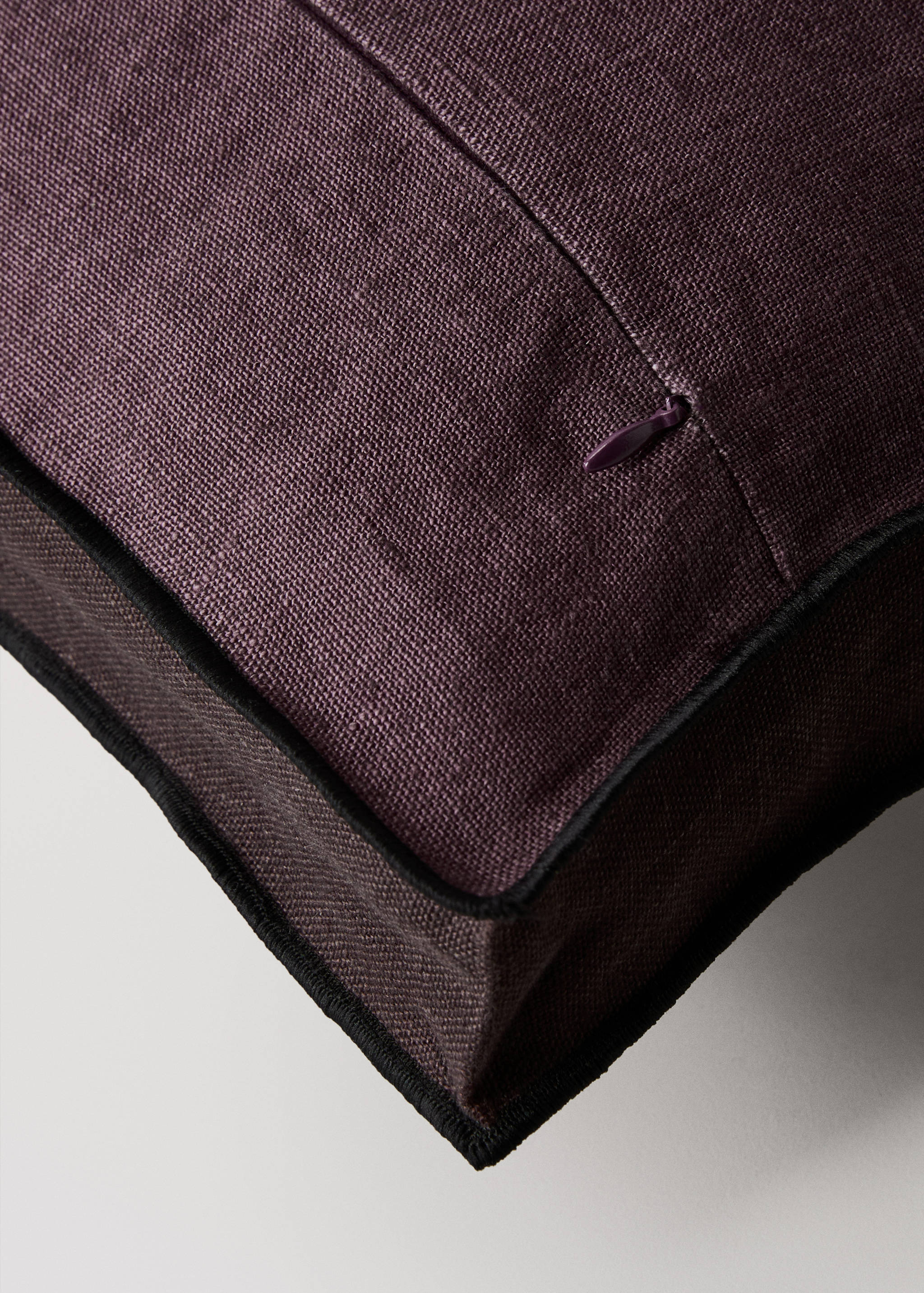 Dvoubarevný lněný povlak na polštářek 40 x 60 cm - Detail zboží 3