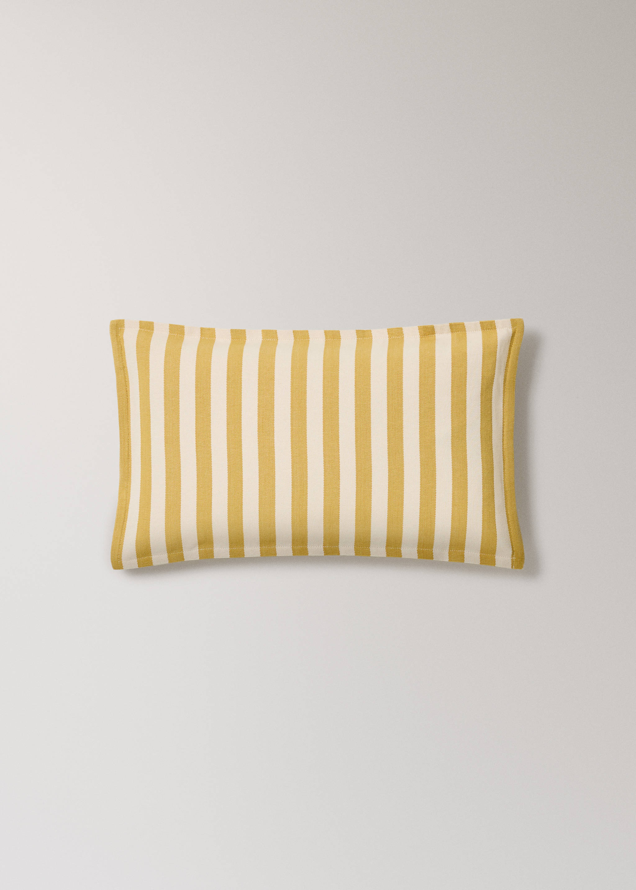 Poszewka na poduszkę z bawełny w dwukolorowe tkane paski 30x50 cm - Artykuł bez modela/modelki