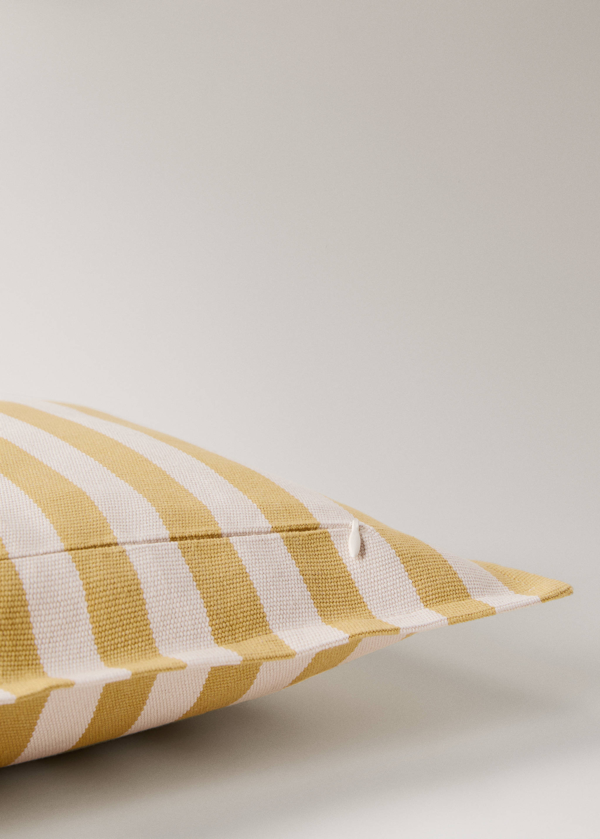 Poszewka na poduszkę z bawełny w dwukolorowe tkane paski 30x50 cm - Szczegóły artykułu 1