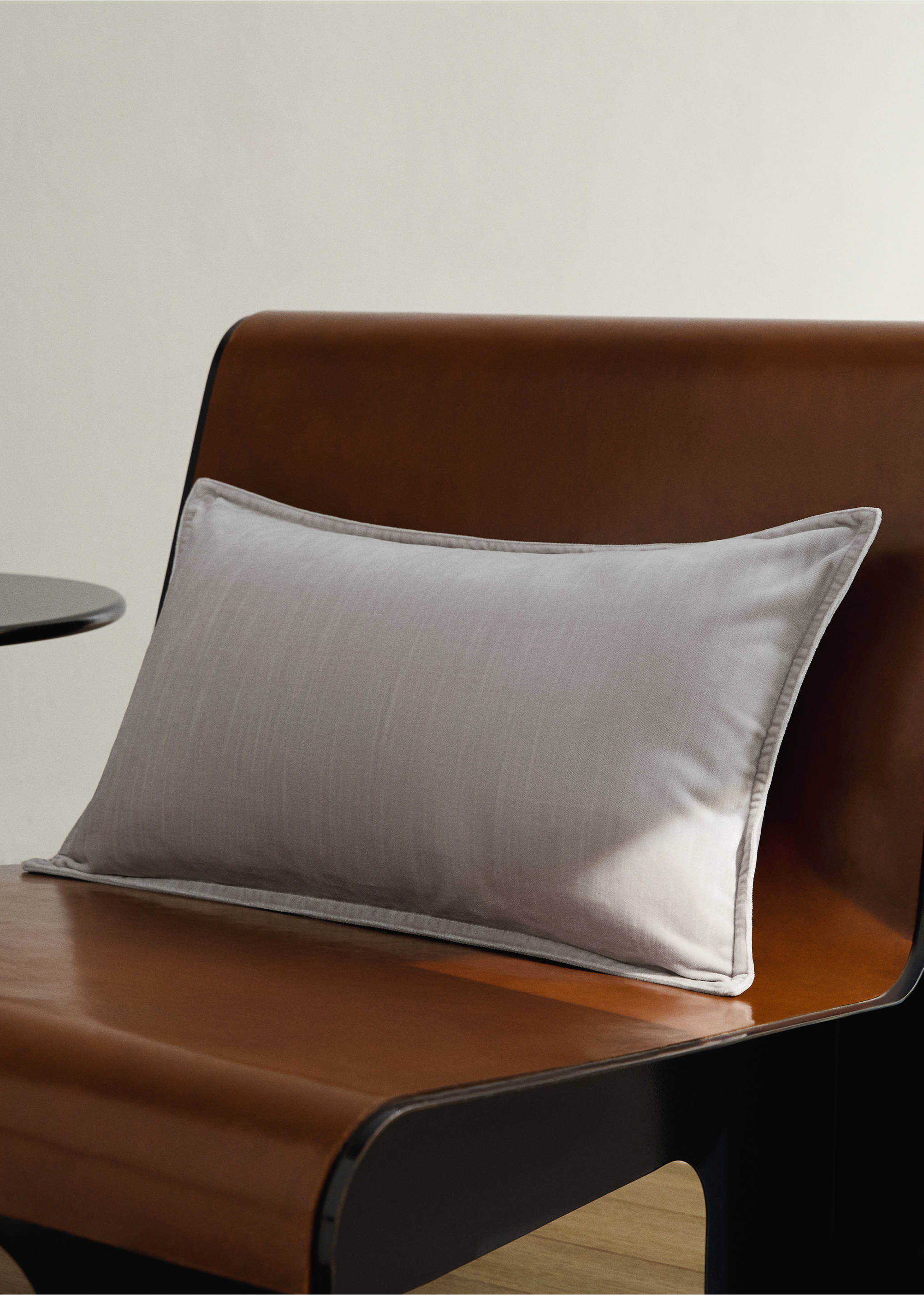 Velvet cushion cover 30x50 cm - General plane, Grey. Ref: 17003321-00.