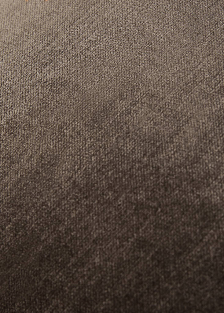Velvet cushion cover 45x45 cm — Coffee