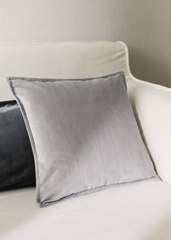 Velvet cushion cover 45x45 cm — Grey 1
