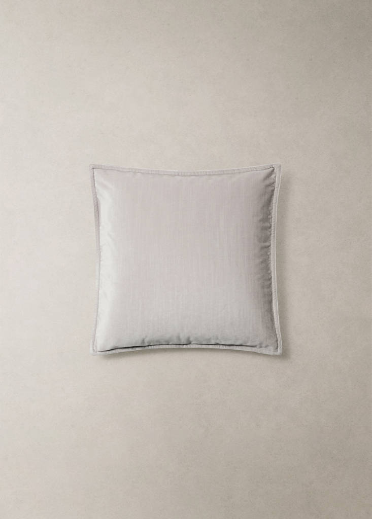 Velvet cushion cover 45x45 cm — Grey