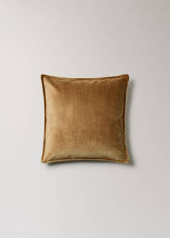 Velvet cushion cover 45x45 cm — Light/Pastel Brown 7