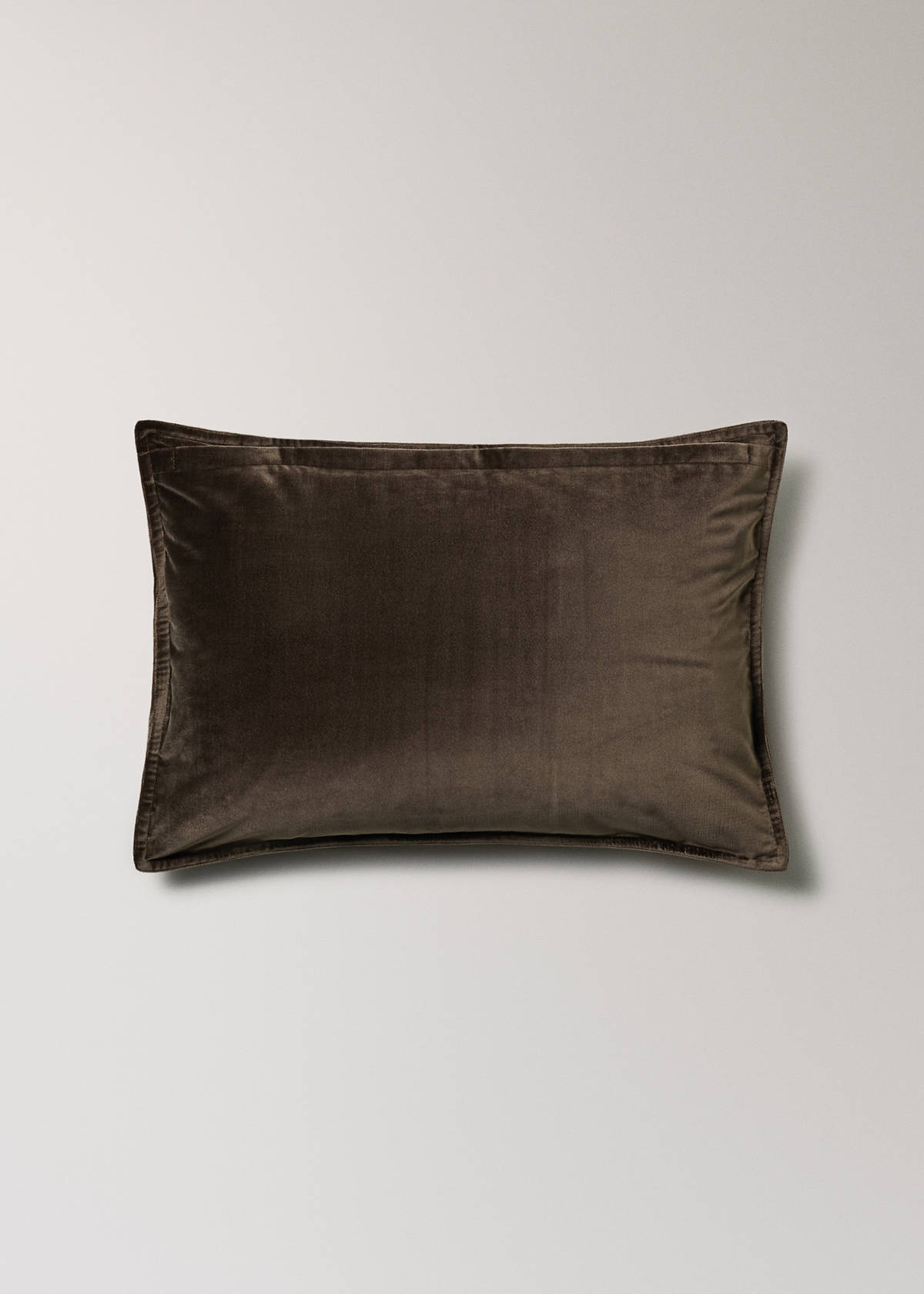 Velvet cushion cover 40x60 cm — Coffee