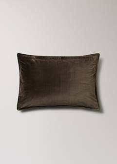 Velvet cushion cover 40x60 cm — Coffee 2