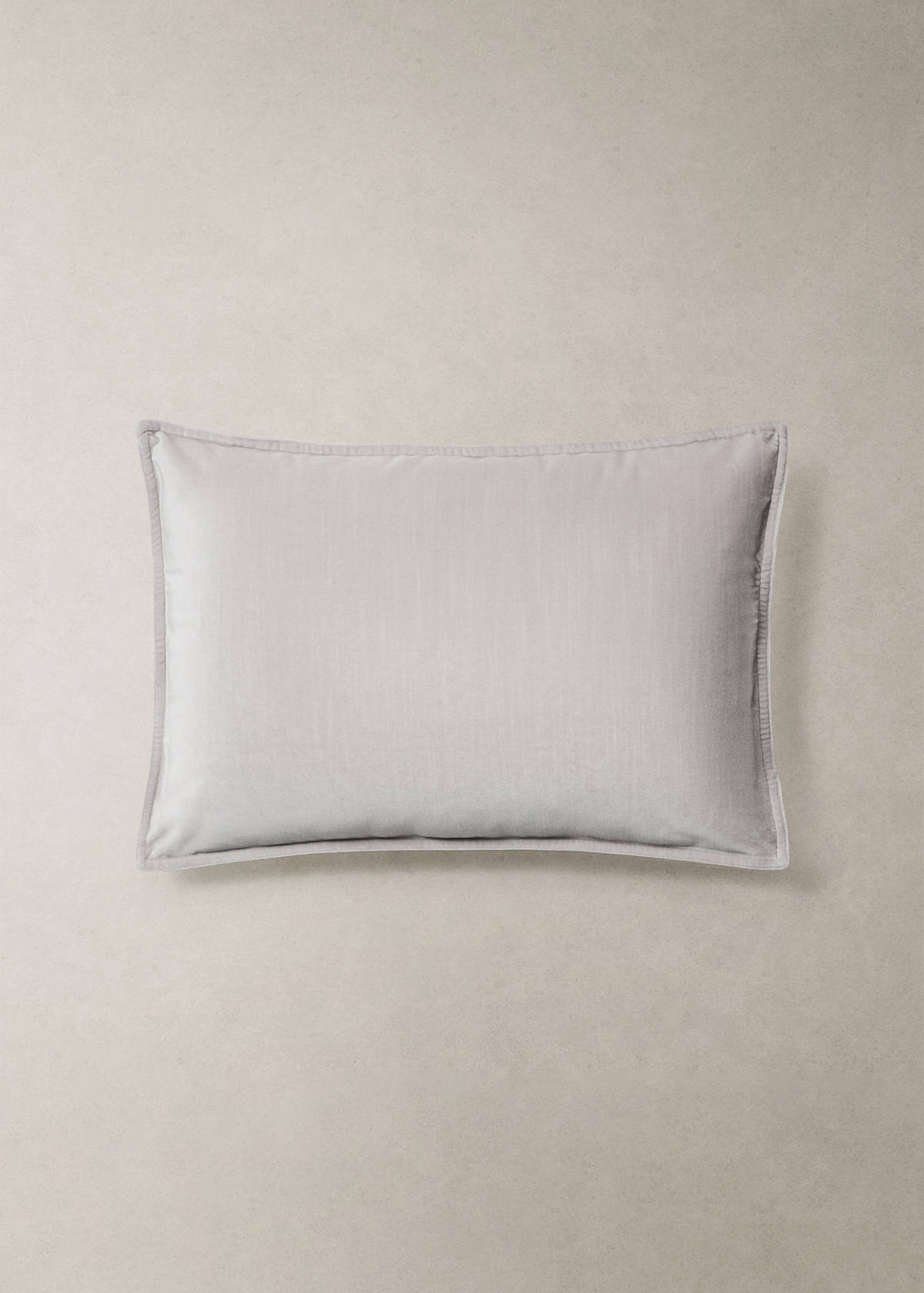 Velvet cushion cover 40x60 cm — Grey