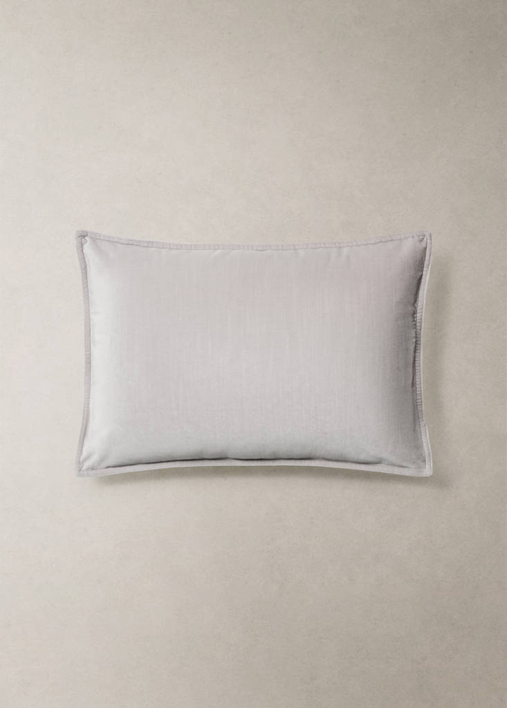 Velvet cushion cover 40x60 cm — Grey