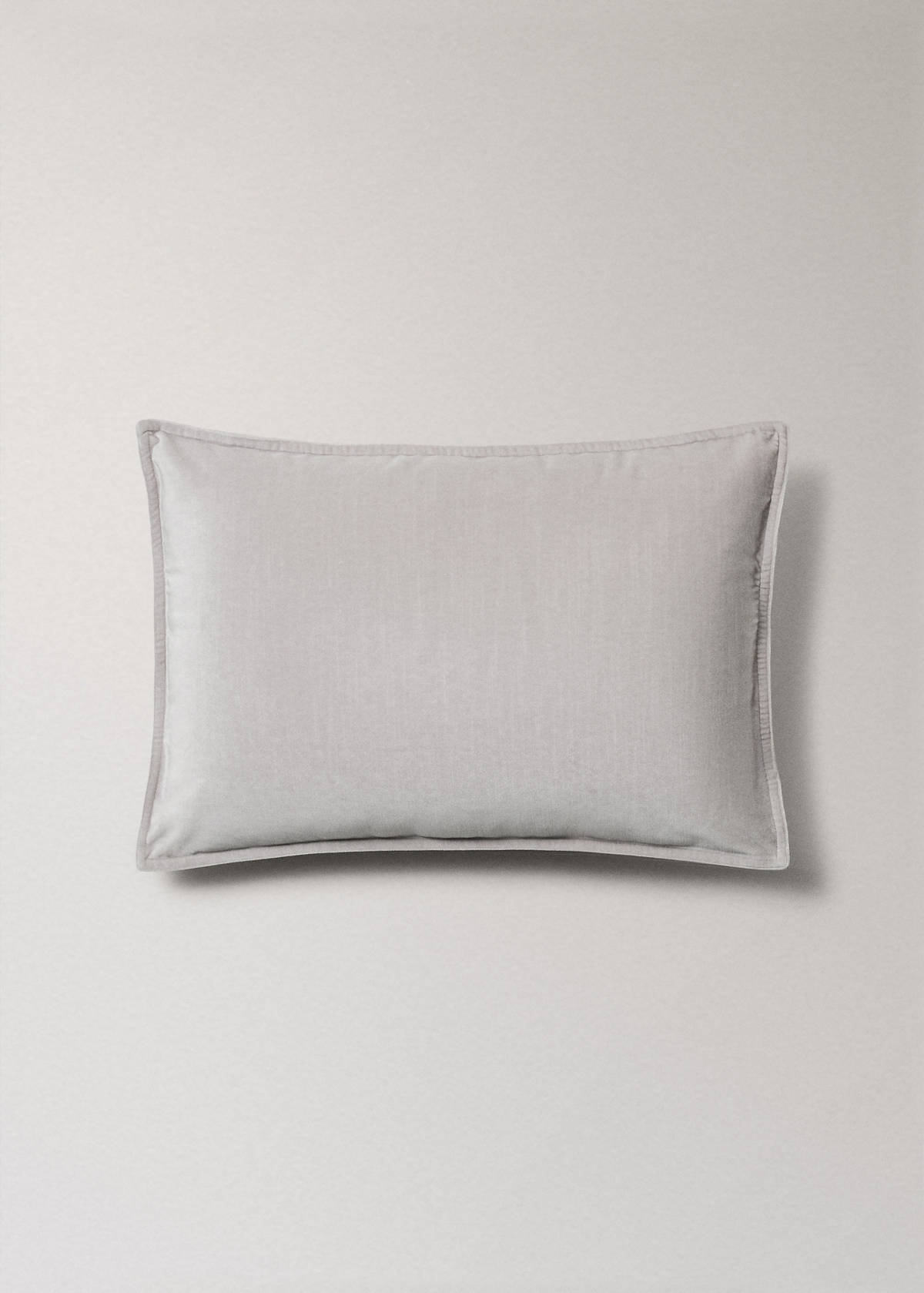 Velvet cushion cover 40x60 cm — Grey