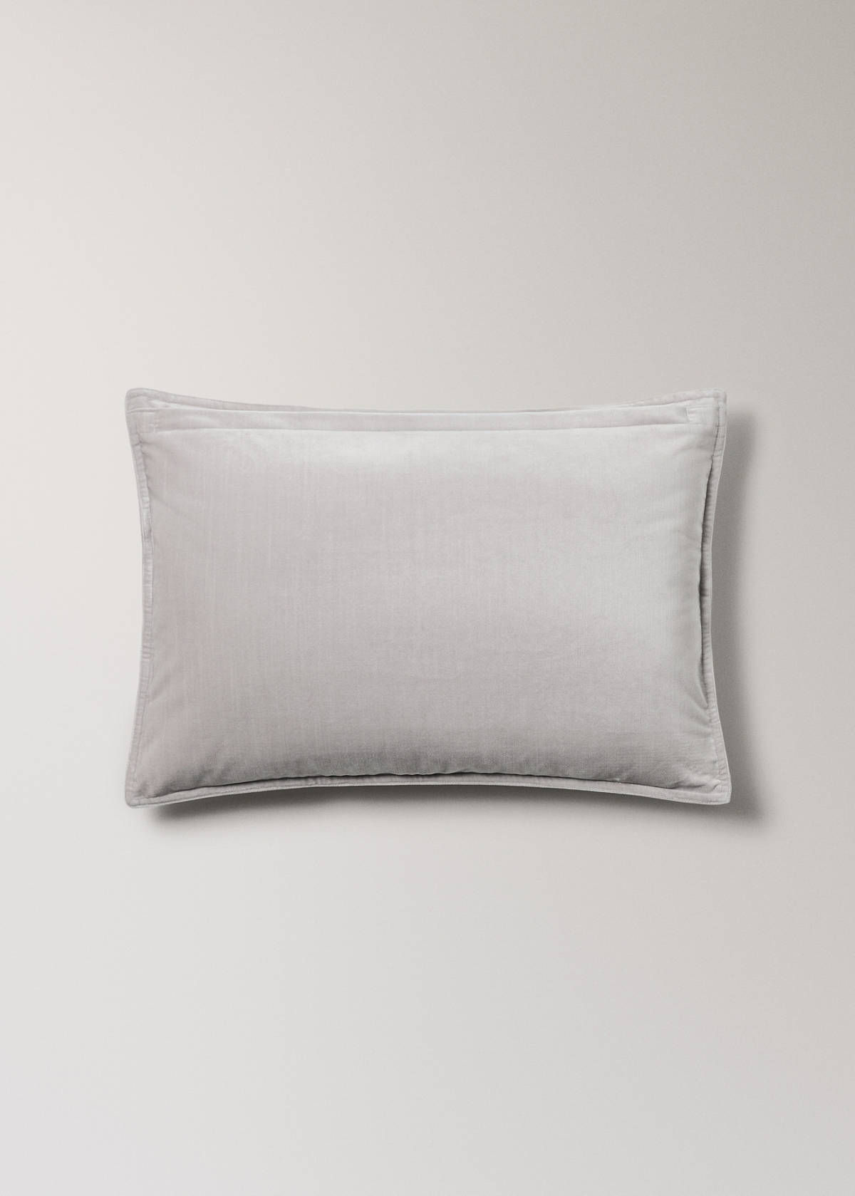 Velvet cushion cover 40x60 cm — Grey