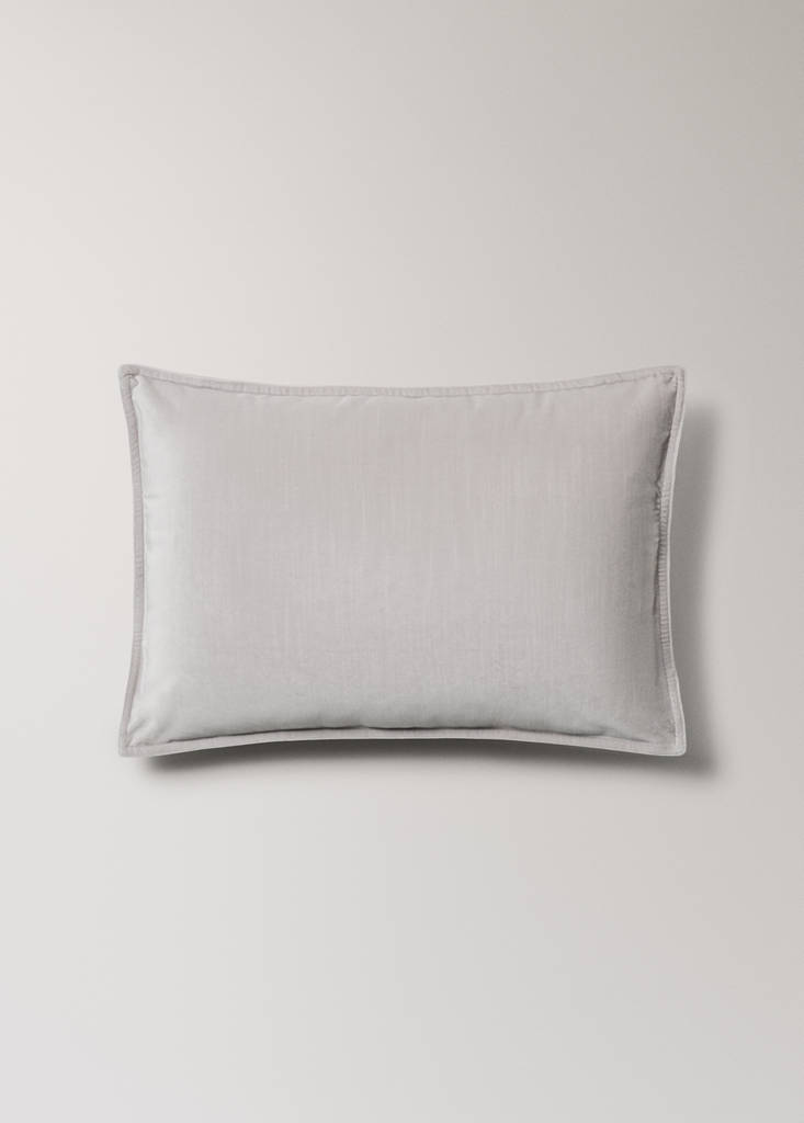 Velvet cushion cover 40x60 cm — Grey