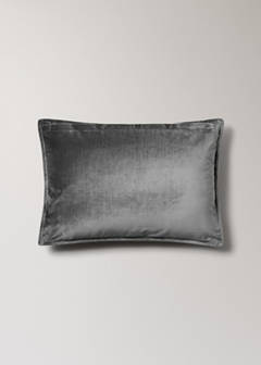 Velvet cushion cover 40x60 cm — Dark Grey 2