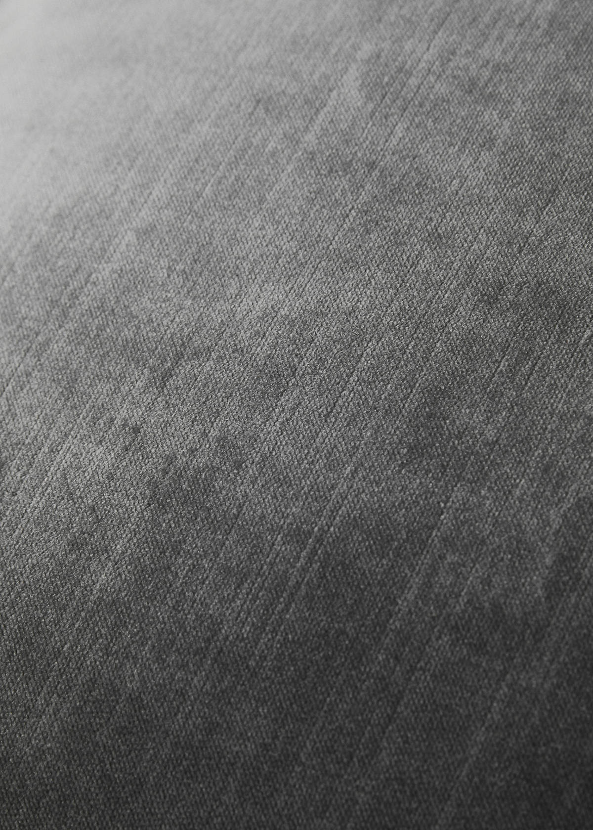 Velvet cushion cover 40x60 cm — Dark Grey